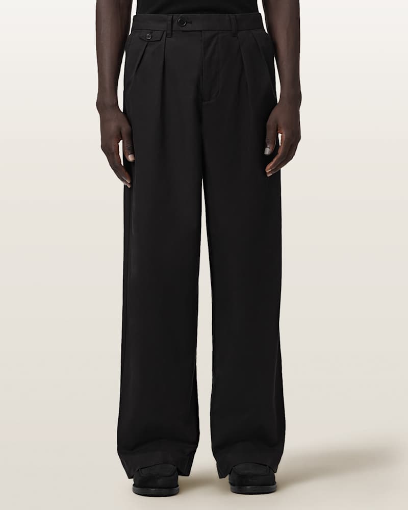 Conway Wide Leg Pleated Trousers
