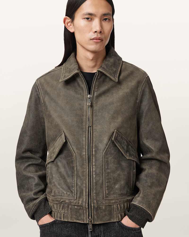 Marland Aviator Leather Jacket