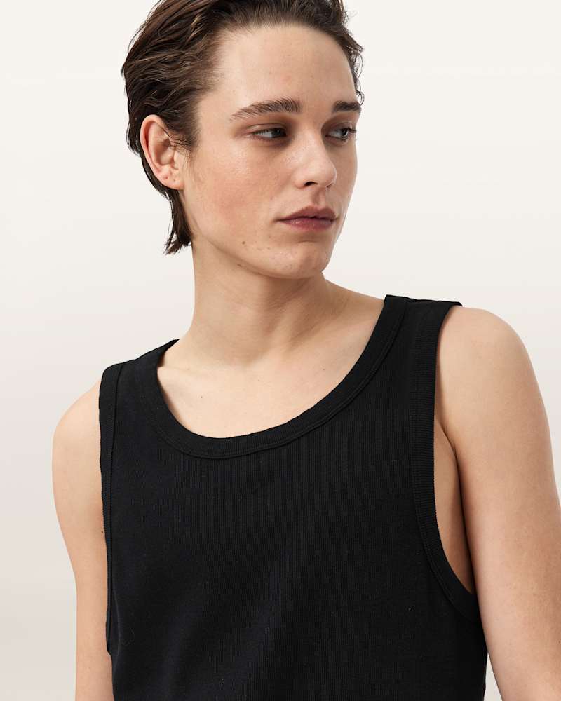 Axel Ribbed Cotton Vest