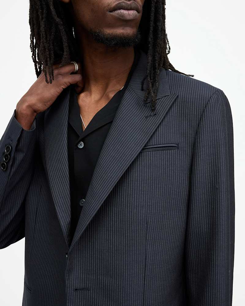 Howling Pinstripe Relaxed Fit Blazer