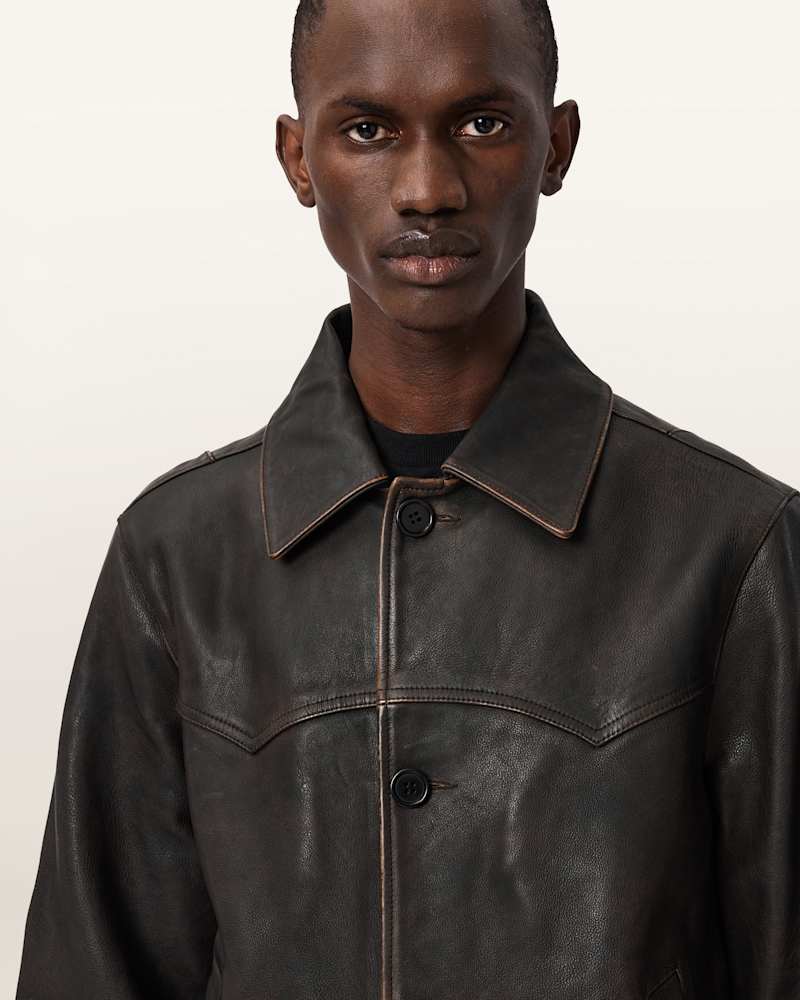 Hartwell Leather Coat