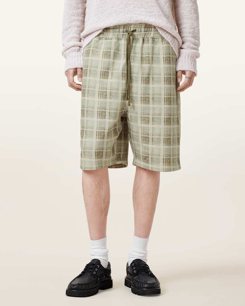 Benji Checked Sweat Shorts