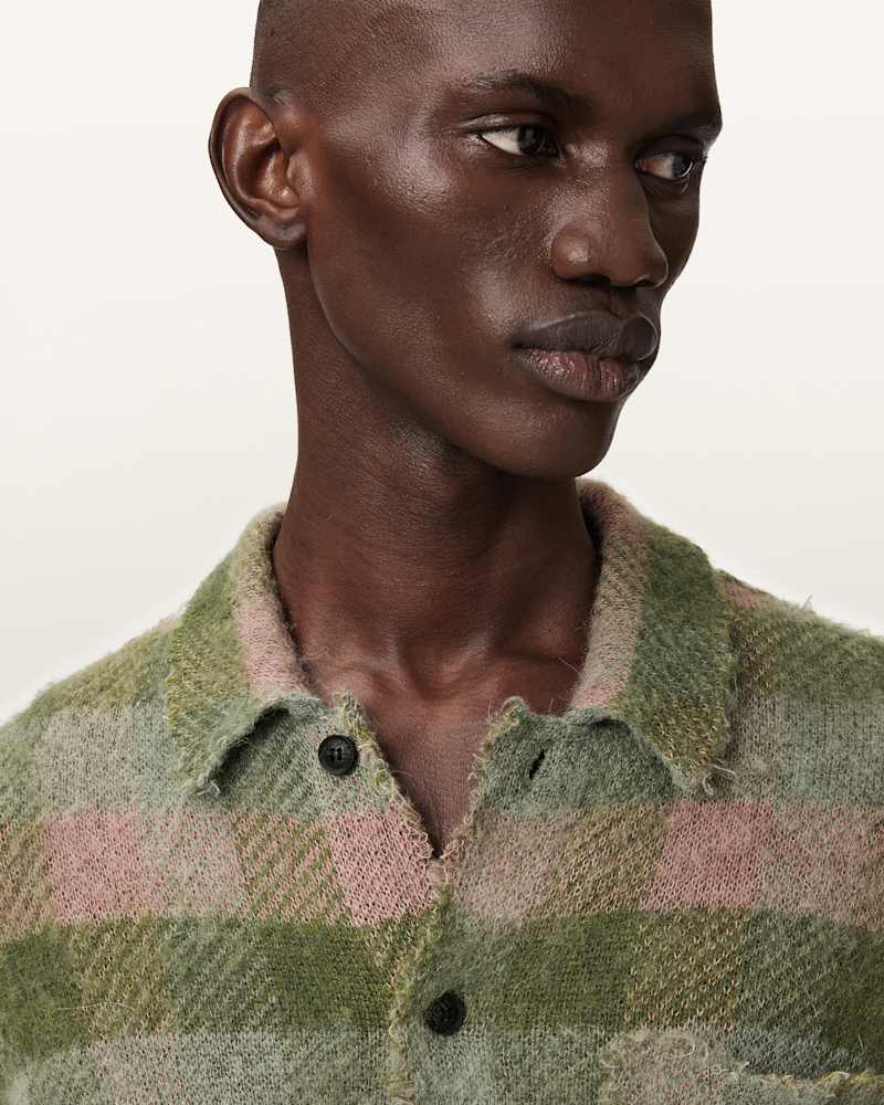 Adler Jacquard Plaid Cardigan