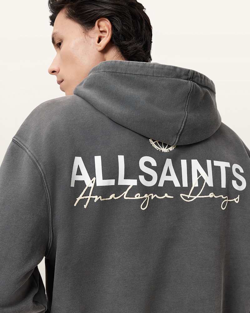 Emblem Oversized Cotton Hoody