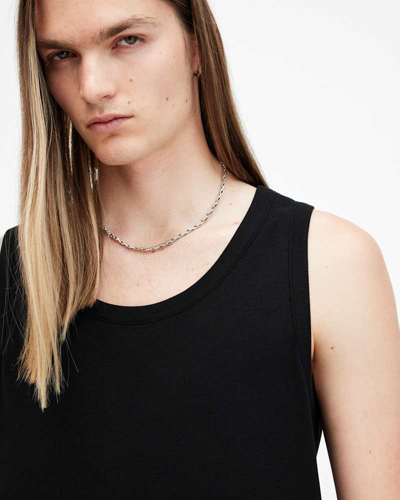 Edwards Ramskull Embroidered Ribbed Vest