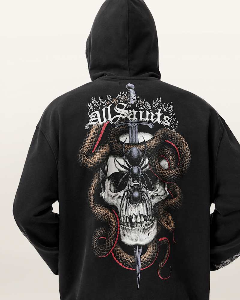 Araknid Long Sleeve Cotton Hoodie