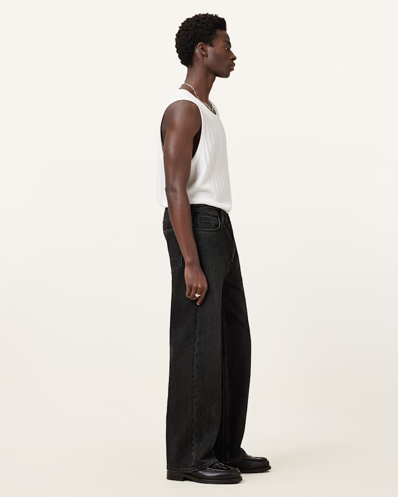 Lenny Loose Fit Wide Leg Denim Jeans