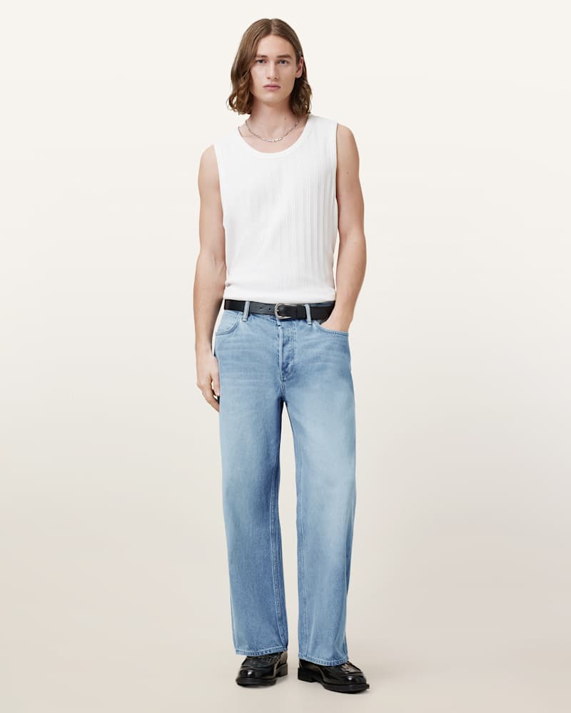 Lenny Loose Fit Wide Leg Denim Jeans