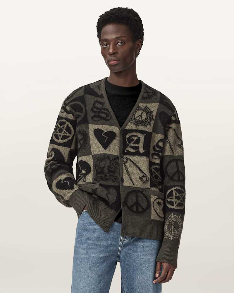 Travis Jacquard Cardigan