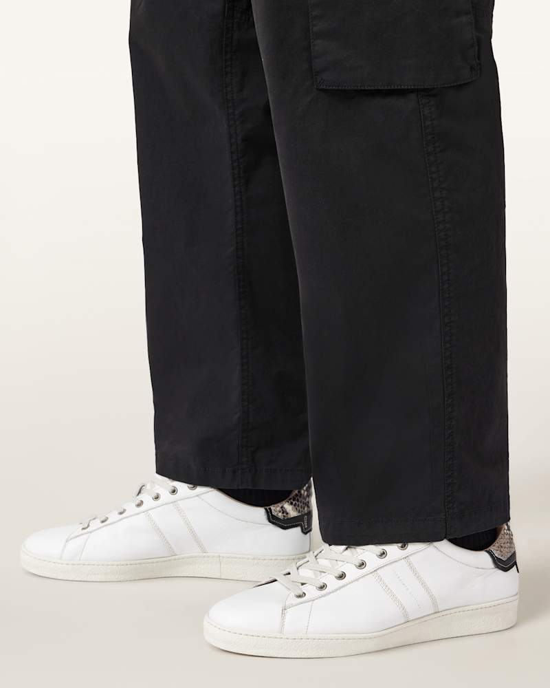 Leon Leather Low Top Trainers