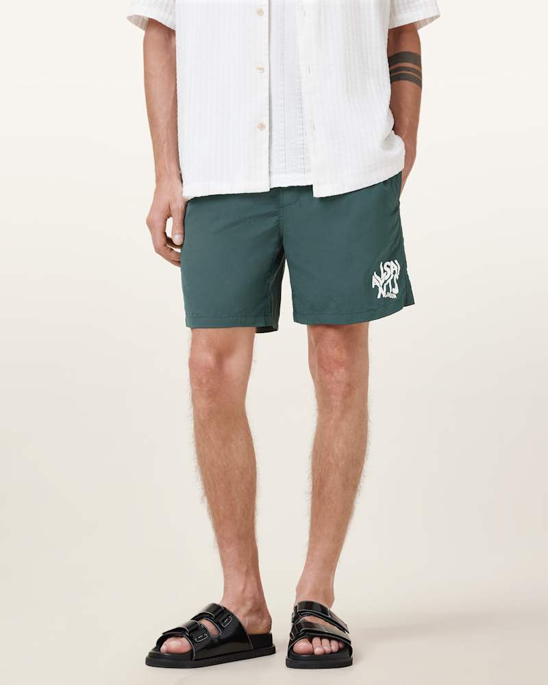 Orlando Slim Fit Printed Swim Shorts