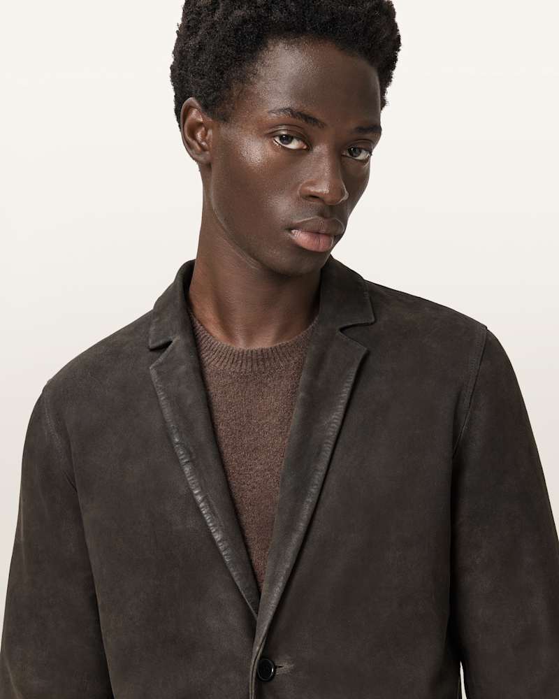 Monet Waxed Suede Blazer