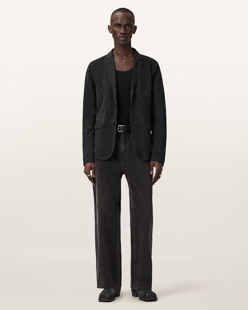 Monet Waxed Suede Blazer