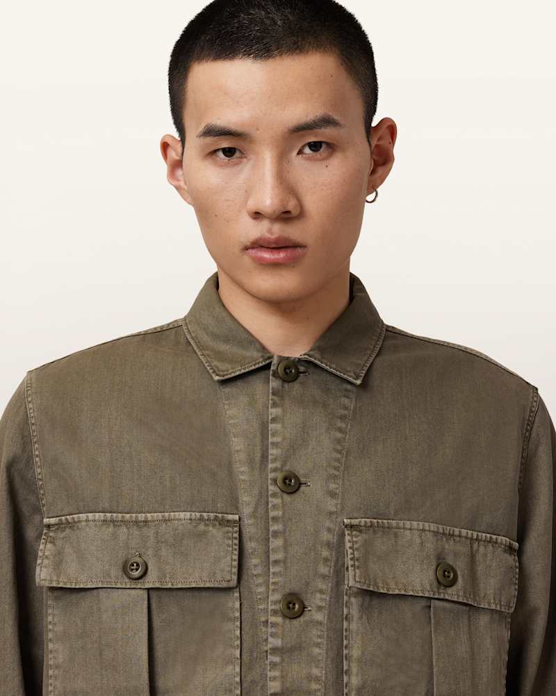 Albyn Long Sleeve Cotton Shirt