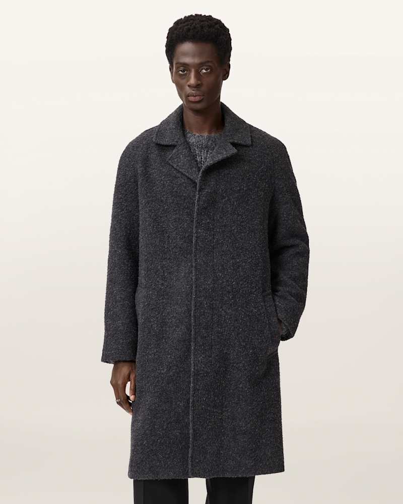 Duke Single Breasted Wool Coat