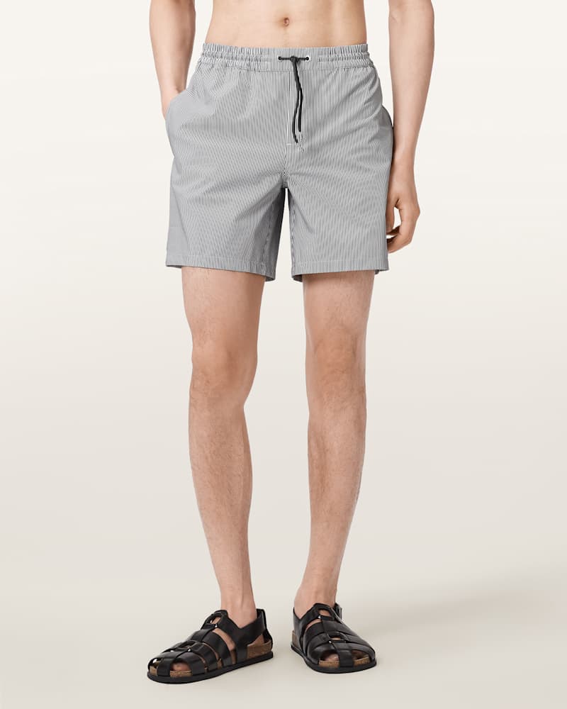 Cipher Striped Swim Shorts