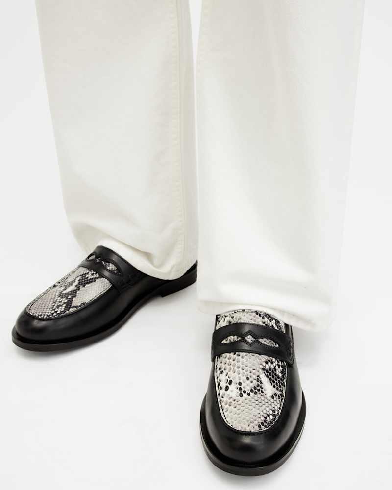Harmon Western Leather Loafer Shoes