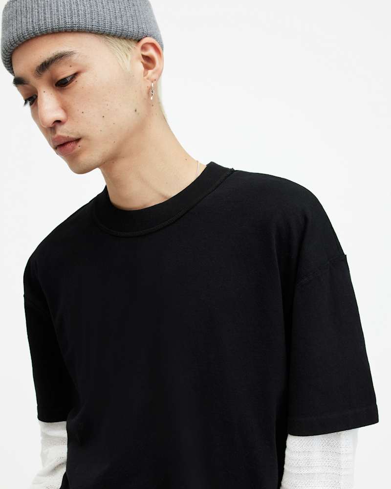Isac Oversized Crew Neck T-Shirt