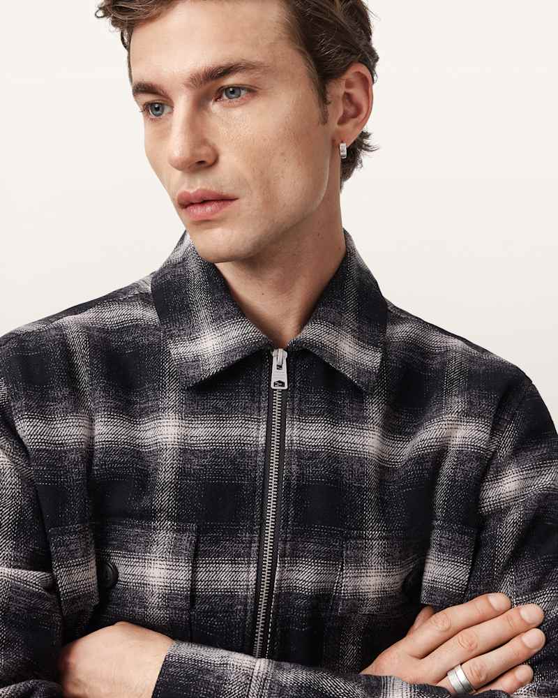 Bayo Sherpa Checked Jacket