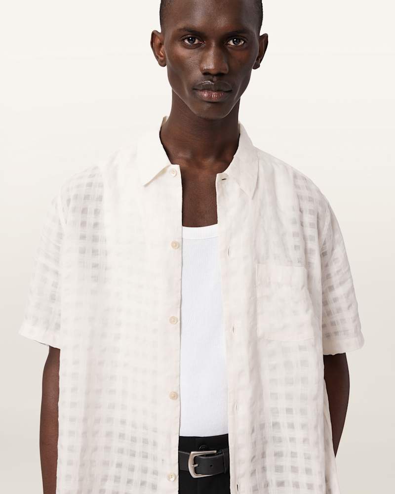 Aubrey Short Sleeve Linen Blend Shirt