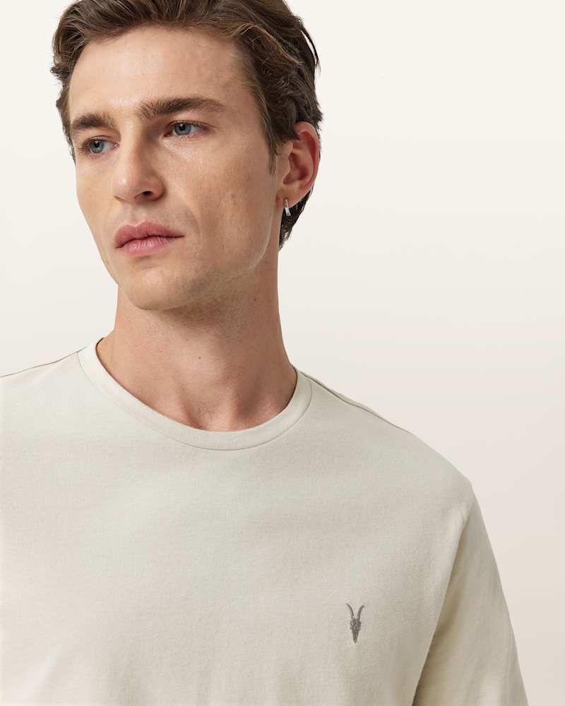 Brace Brushed Cotton Crew Neck T-Shirt