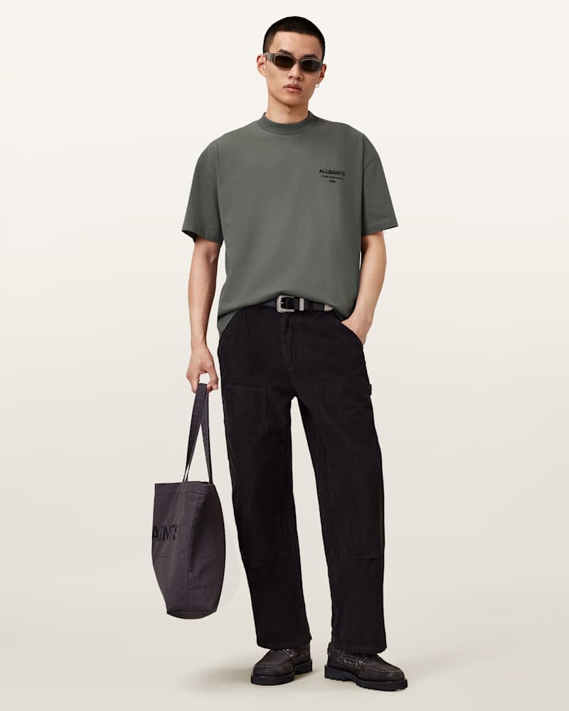 Xander Flocked Logo Oversized T-Shirt