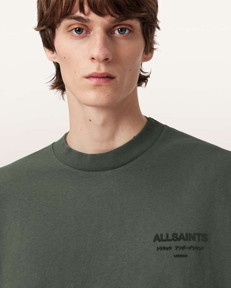 Xander Flocked Logo Oversized T-Shirt 