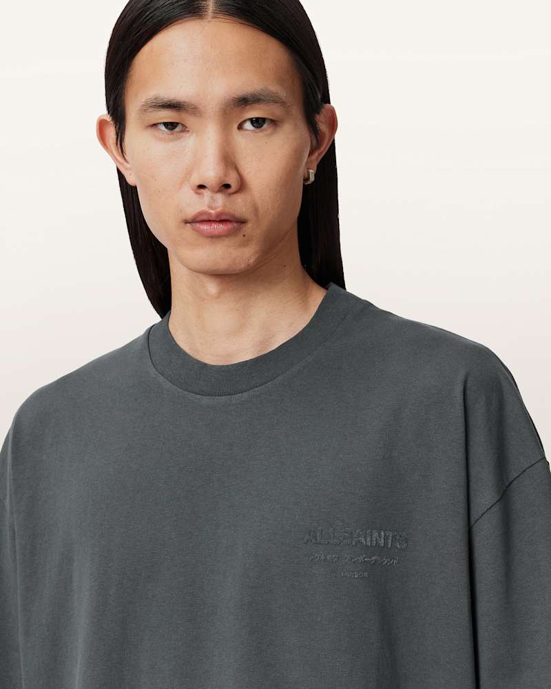 Xander Flocked Logo Oversized T-Shirt 