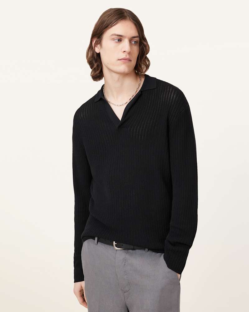 Thoma Long Sleeve Polo Shirt