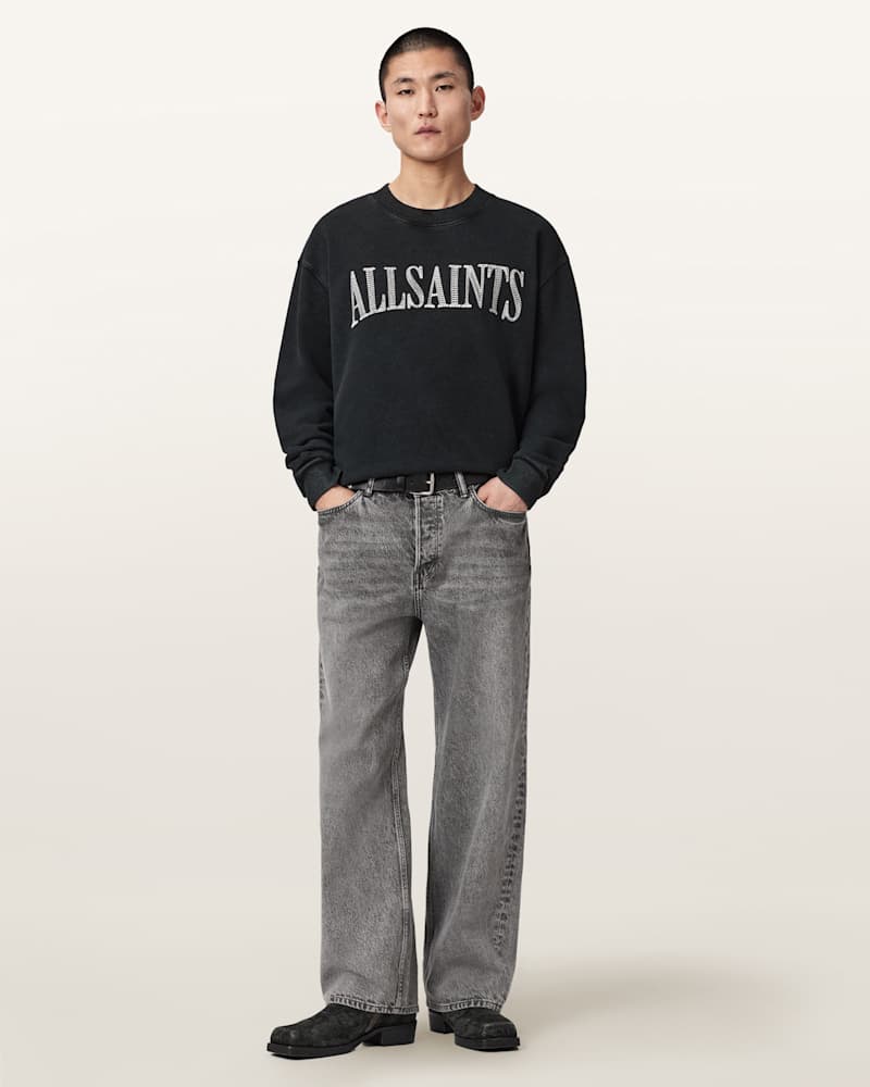 Dash Long Sleeve Boxy Sweatshirt