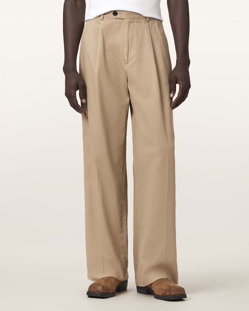 Midas Wide Leg Relaxed Fit Trousers