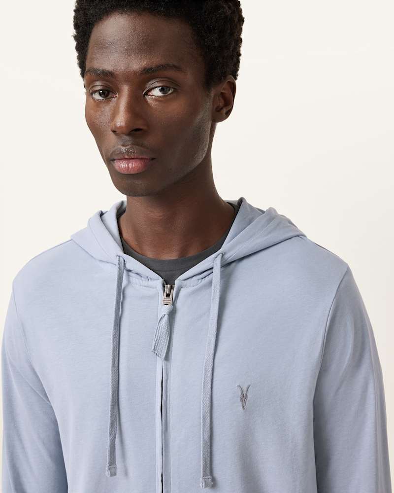Brace Zip Up Brushed Cotton Ramskull Hoodie