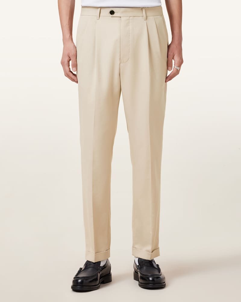 Tallis Slim Fit Cropped Trousers