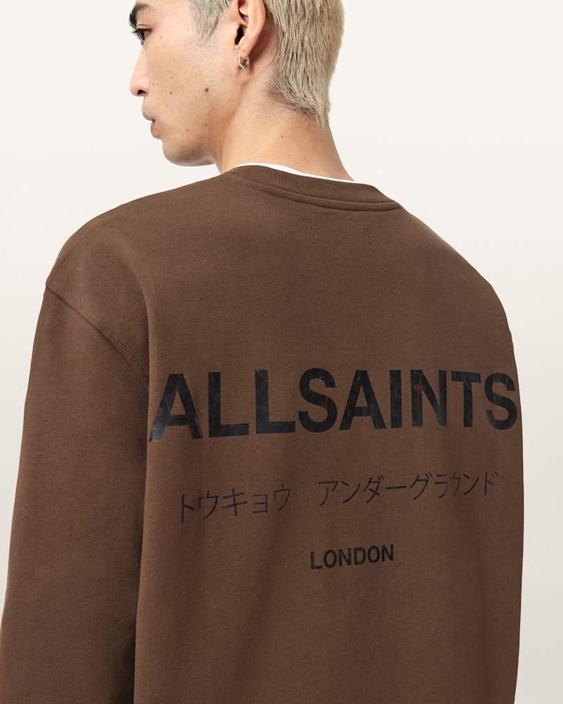 Underground Relaxed Fit Crew Neck Sweatshirt