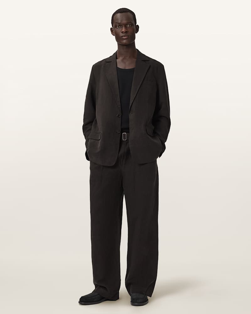 Marko Relaxed Fit Linen Blend Blazer