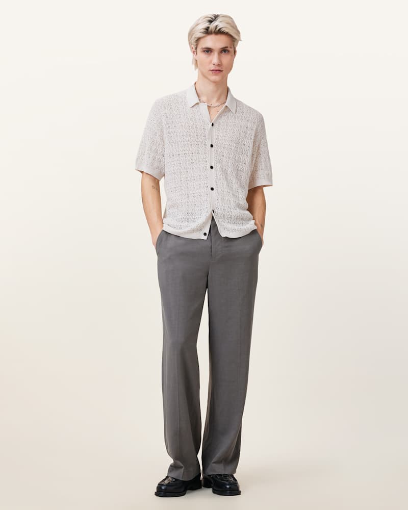 Loire Short Sleeve Open Knit Cardigan