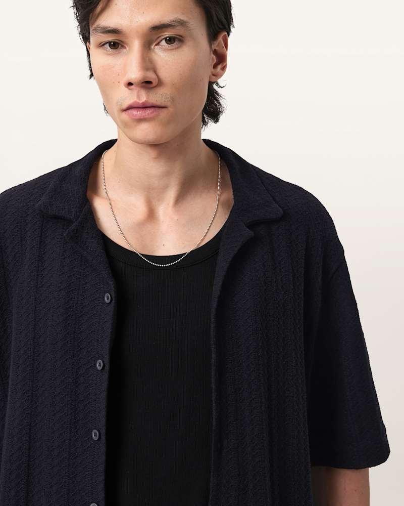 Trace Oversized Textured Shirt