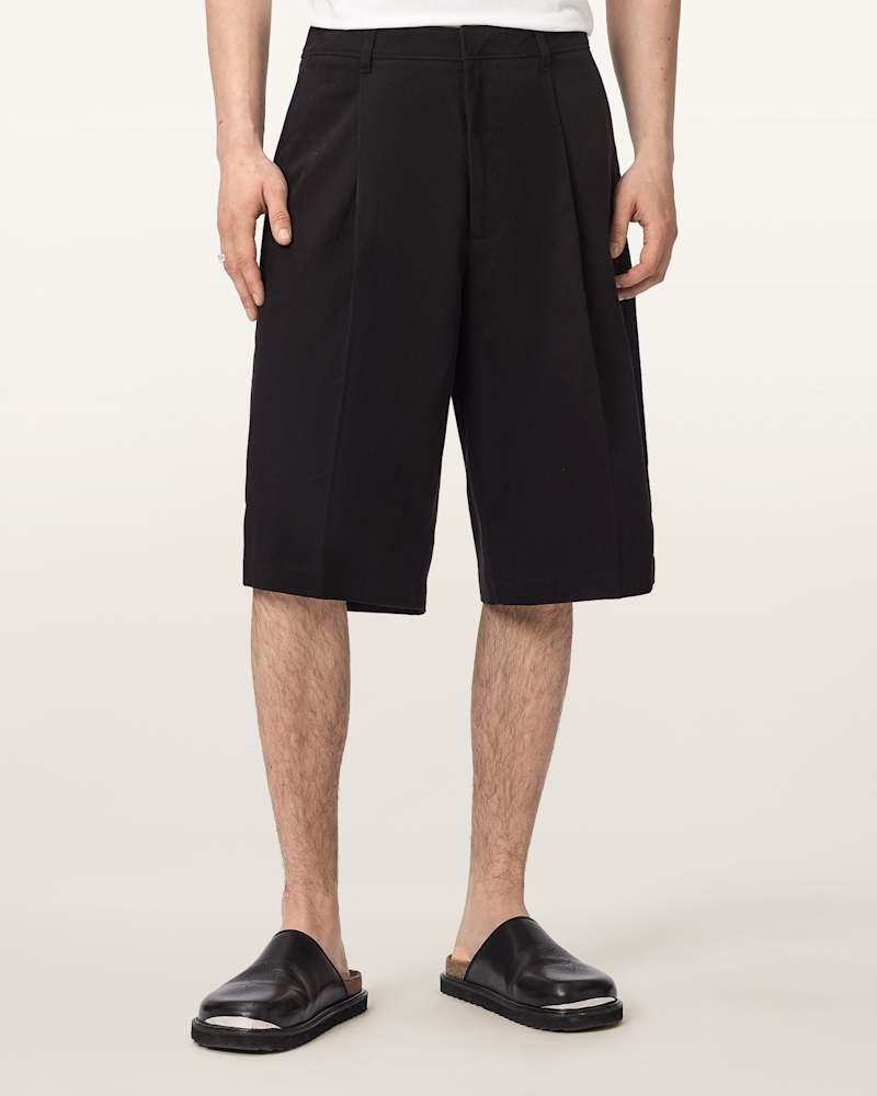 Castro Wide Leg Cotton Shorts
