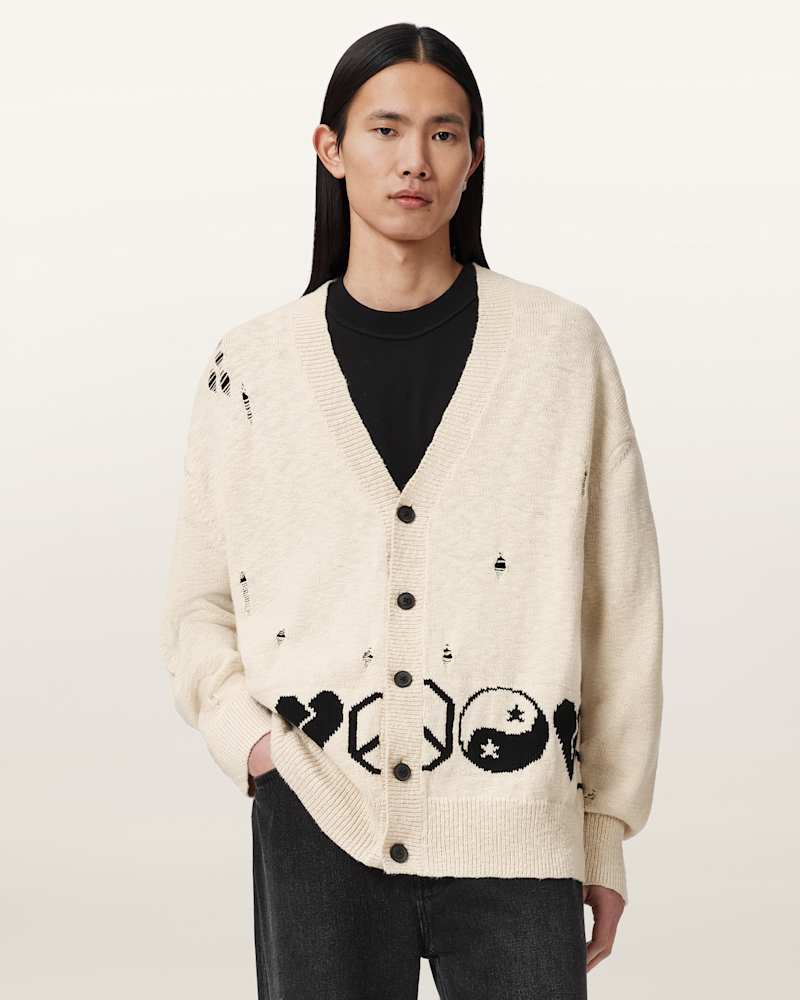 Tabua Oversized Jacquard Cardigan