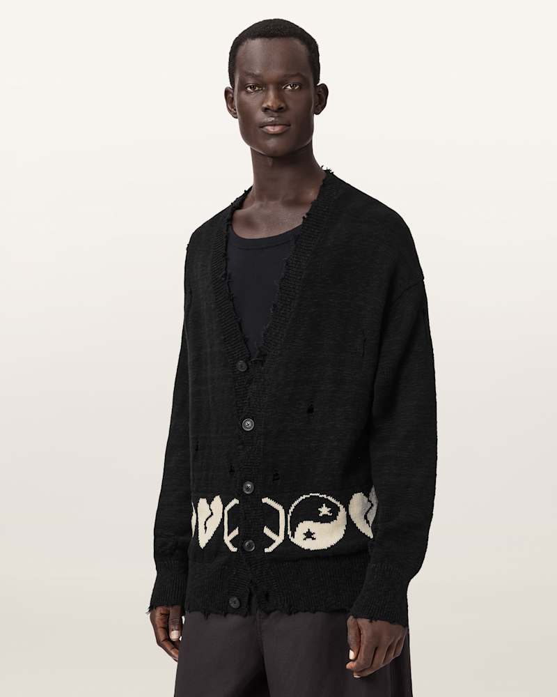 Tabua Oversized Jacquard Cardigan