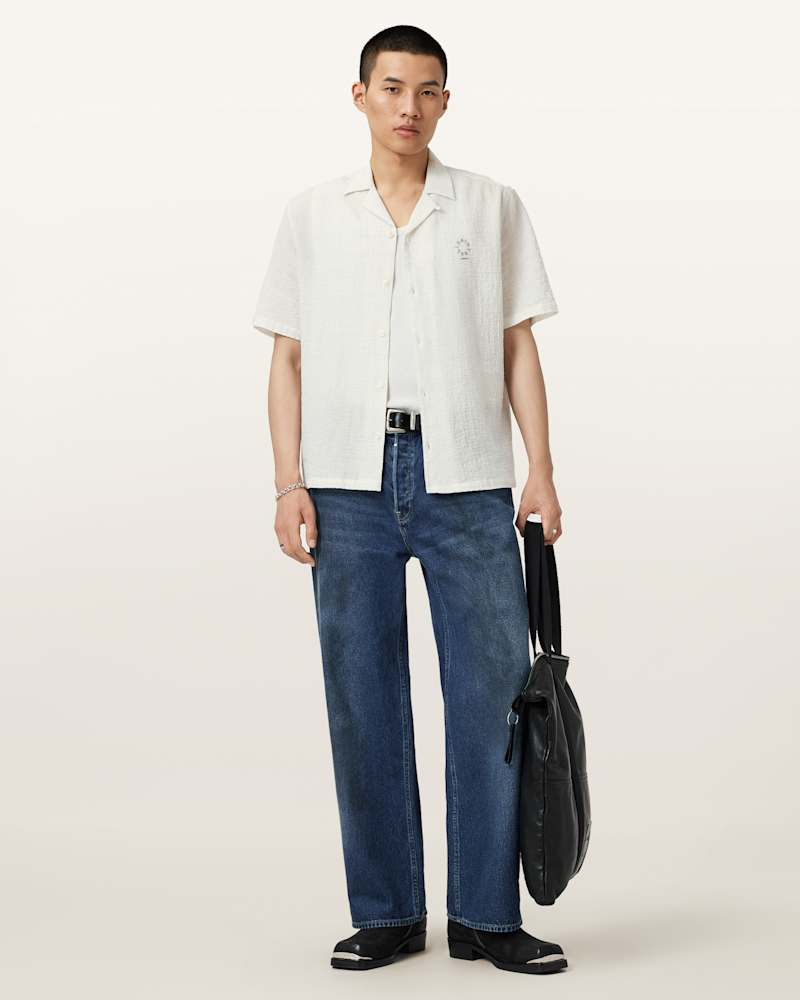 Admon Short Sleeve Crepe Shirt