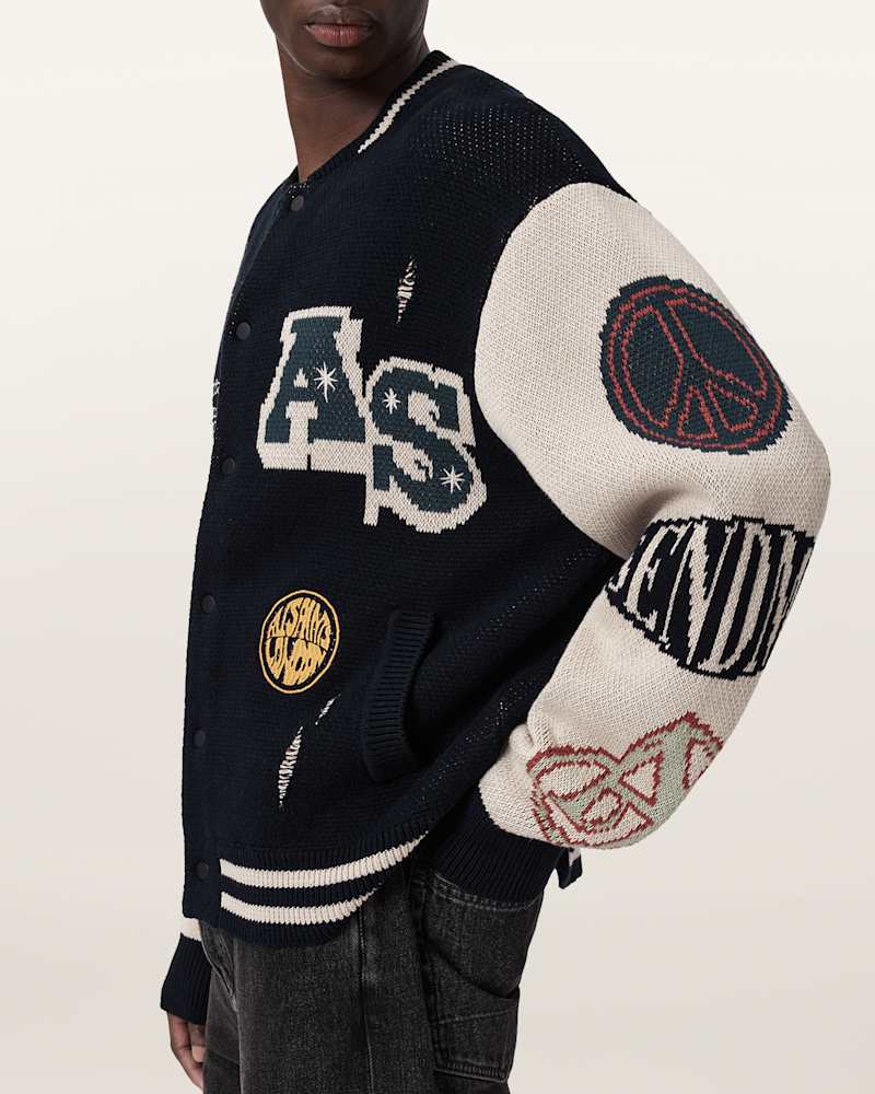 Chase Jacquard Knit Cardigan