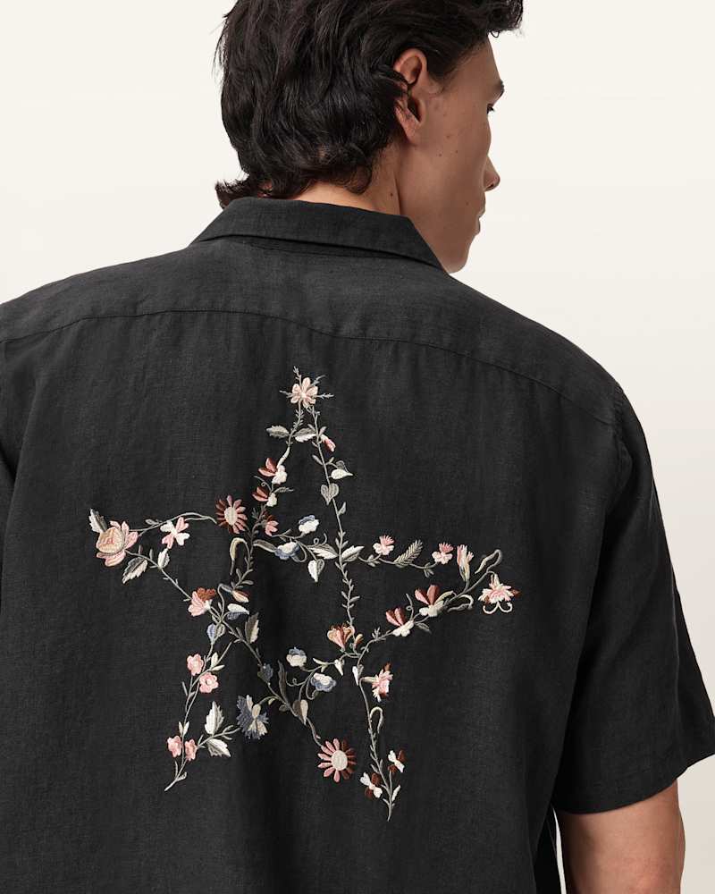 Wilder Embroidered Linen Shirt