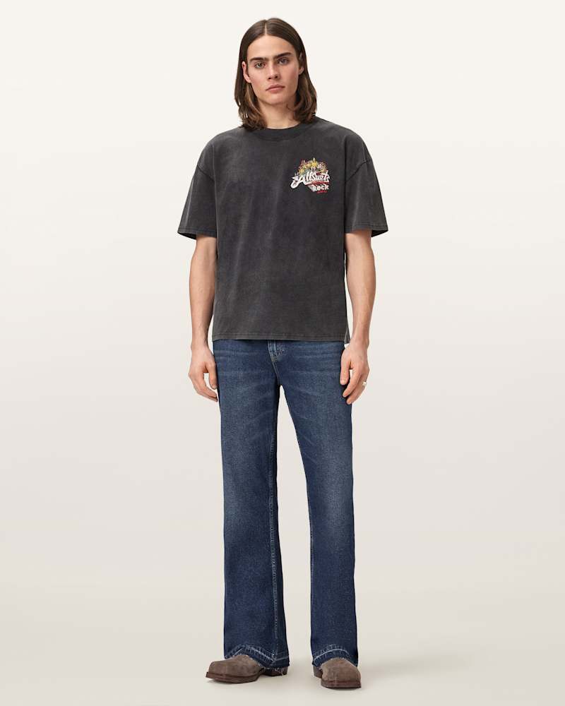Roque Short Sleeve Oversized Crew Neck T-Shirt