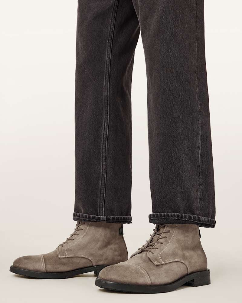 Bloom Lace Leather Boots