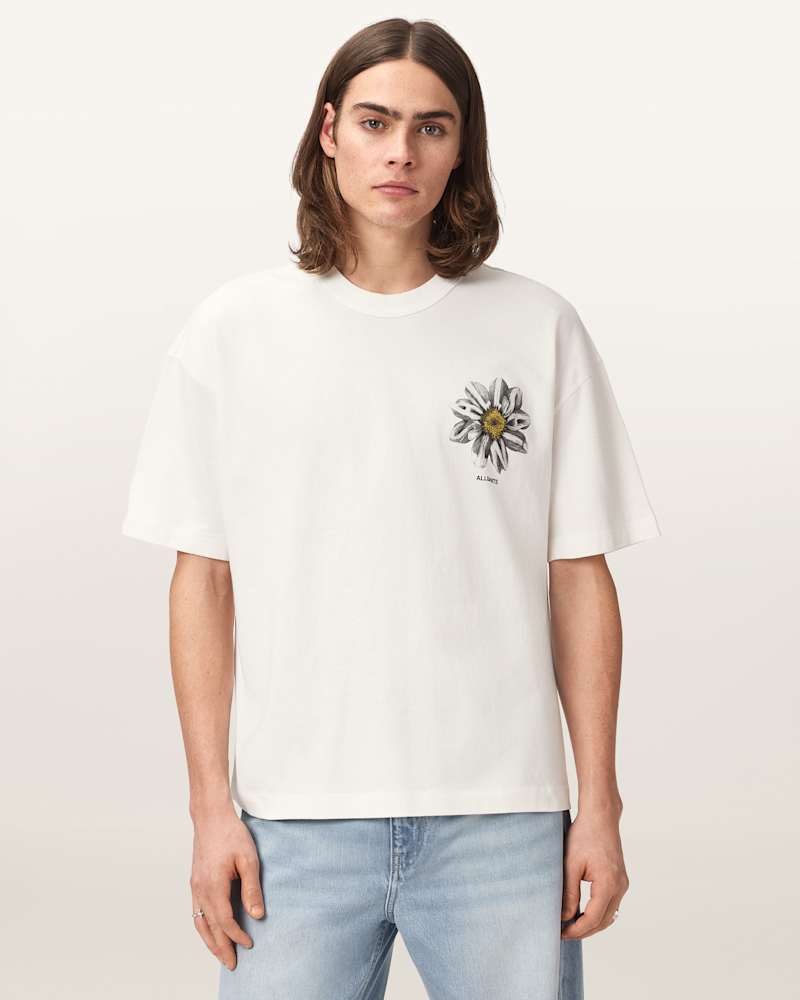 Petals Oversized Short Sleeve Graphic T-Shirt