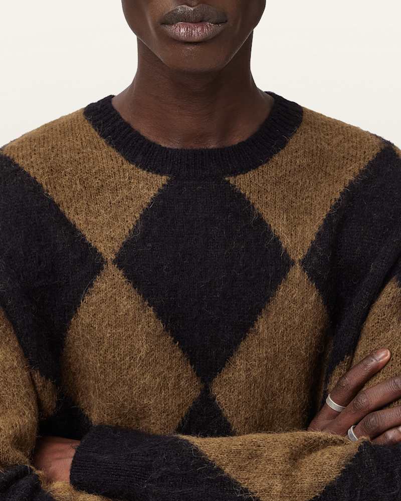 Bower Argyle Pattern Jumper
