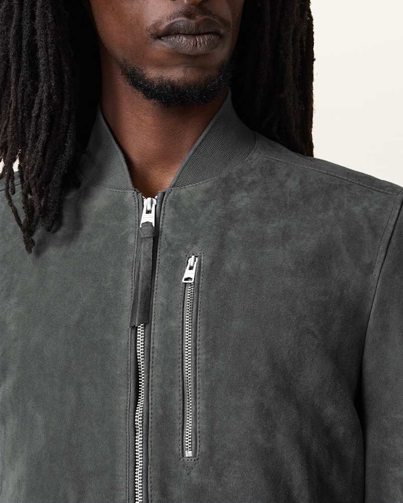 Kemble Suede Bomber Jacket