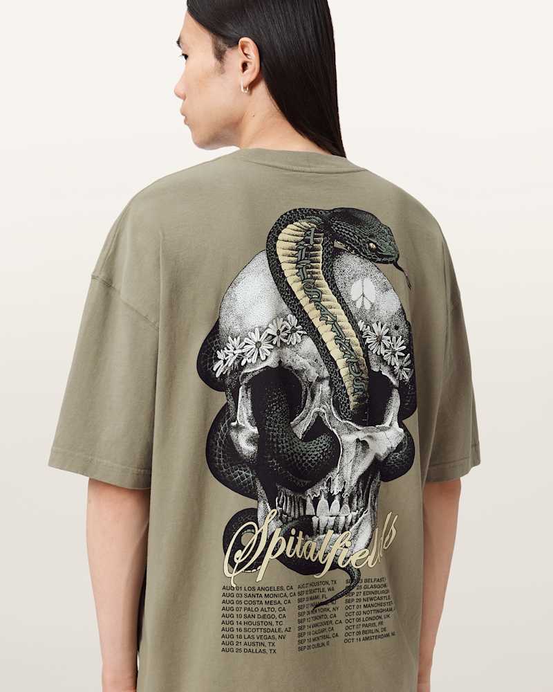 Snakehead Oversized Graphic T-Shirt