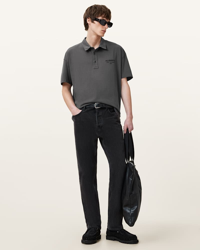 Xander Oversized Short Sleeve Polo Shirt